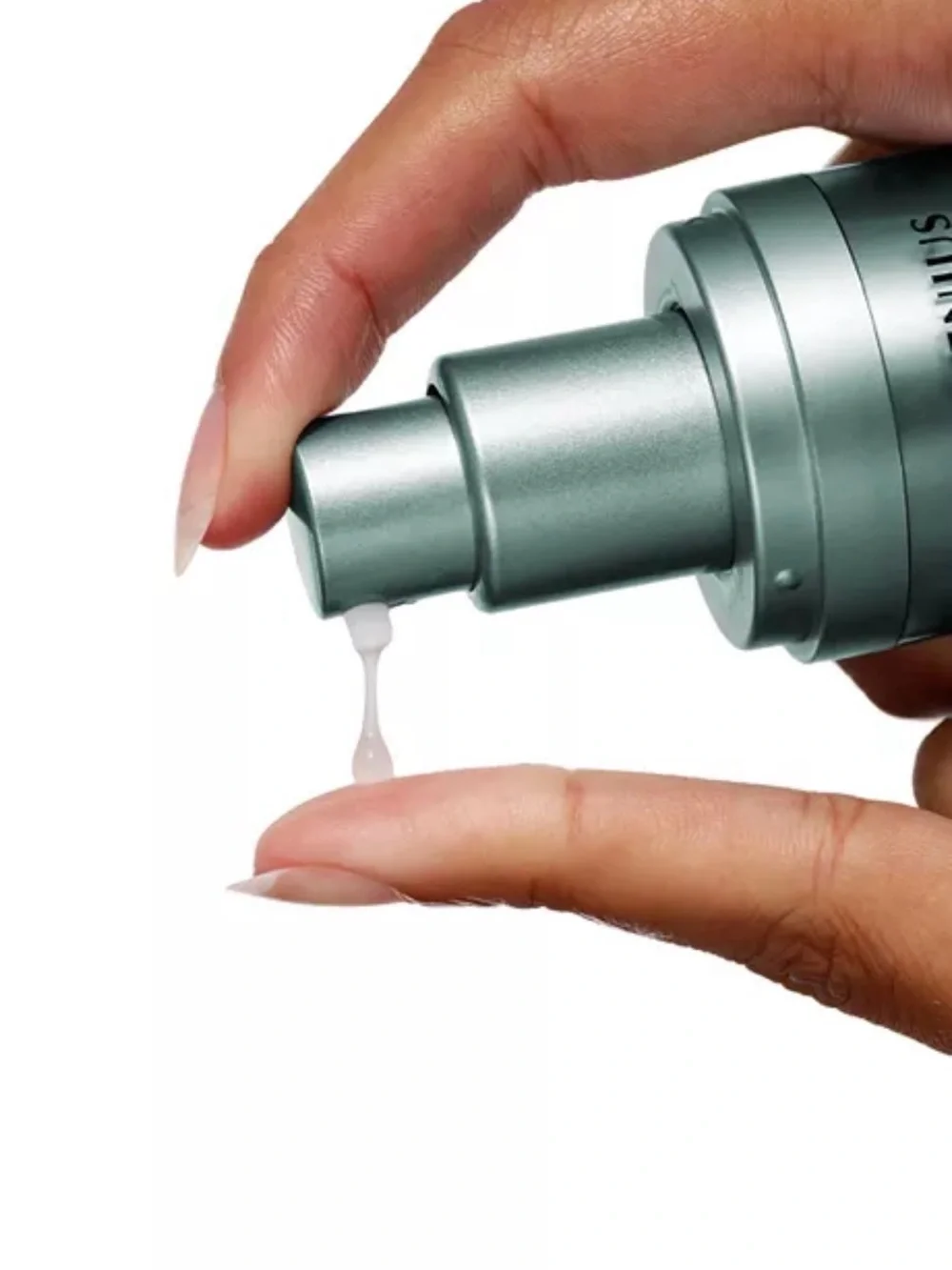 Algenist Serum in Mint and Metallic Silver Bottle